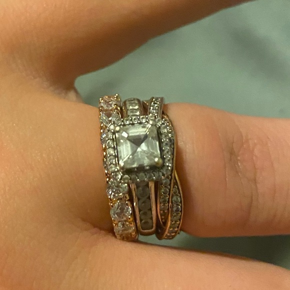 Three size 7.5 rings